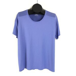 REI Co-op Sahara T-Shirt Women's Plus 2XL Purple Short Sleeve UPF 30 Outdoor